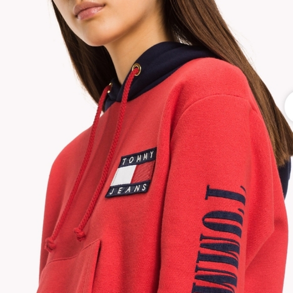 ♡Sale♡Tommy Hilfiger  Cropped Hoodie - Picture 15 of 16